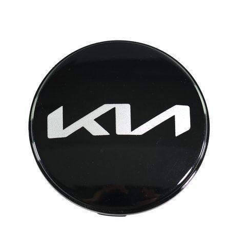 Ковпак колеса Kia (новий тип) чорний 58мм пластик 1шт OEM 52960R0100 (ковпачок, заглушка) 185198 фото