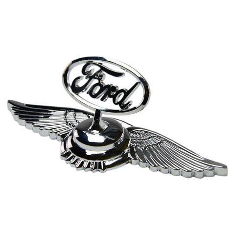 Емблема приціл Ford орлині крила (металева LUXE версія) Хром 150г (на скотчі) 182046 фото