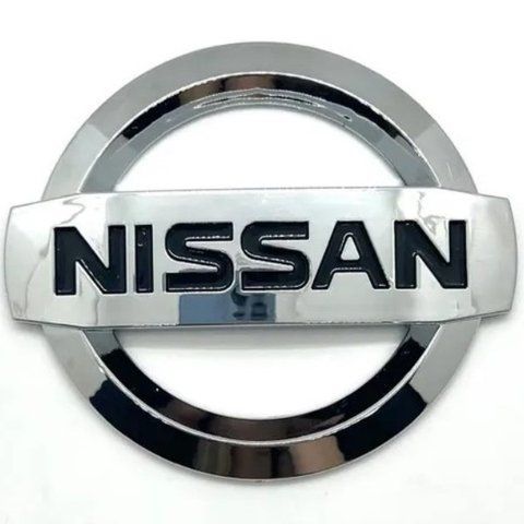 Эмблема решетки / багажника Nissan (Хром) 105х90 мм (на скотче) 90890BR12A 181852 фото