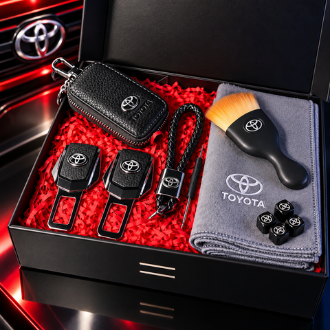 Подарунковий набір Toyota для автомобіліста 7в1 (в подарунковій коробці) 187840 фото