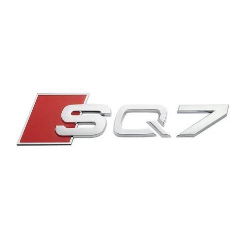 Емблема напис SQ 7 для Audi ХРОМ метал (на скотчі) 186371 фото