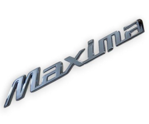 Емблема напис MAXIMA для Nissan 201х26 мм (на скотчі) 84894-3Y900 118299 фото