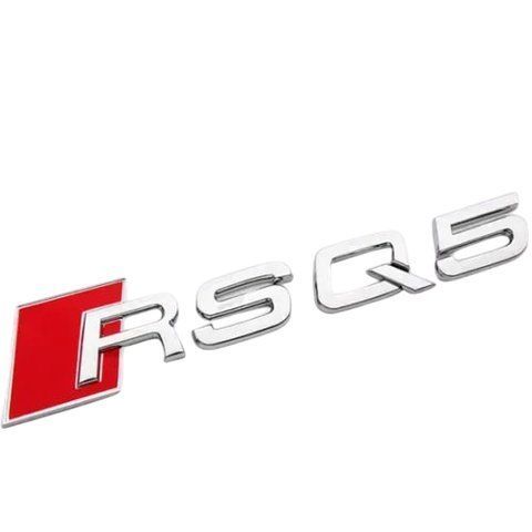 Емблема напис RSQ 5 для Audi ХРОМ метал (на скотчі) 186375 фото