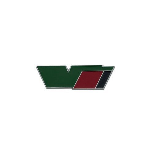 Емблема напис VRS для Skoda хром 76х25 мм метал (на скотчі) 182948 фото