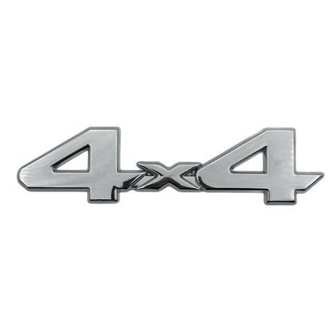 Эмблема надпись 4х4 для JEEP хром 150х38 мм металл (на скотче) 182873 фото