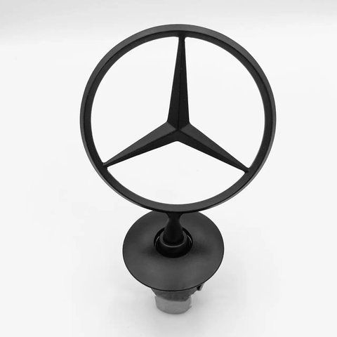 Емблема приціл на капот Mercedes (Чорна Матова) A2218800086 181925 фото