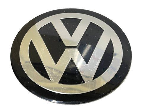 Наклейка ковпака колеса VOLKSWAGEN d90мм алюміній, на скотчі (ковпачка, заглушки диска) 179260 фото