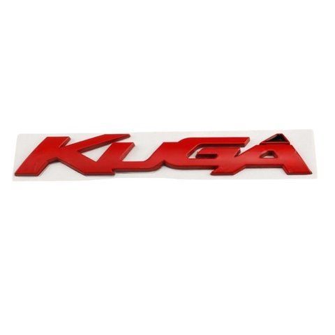 Емблема напис KUGA для Ford червона 150х25мм пластик (на скотчі) OEM 1533047 184882 фото