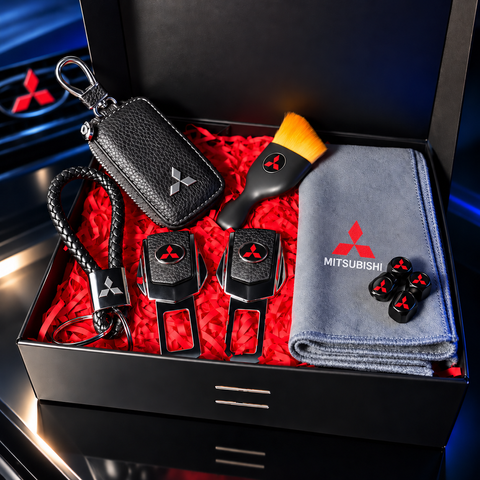 Подарунковий набір Mitsubishi для автомобіліста 7в1 (в подарунковій коробці) 187846 фото