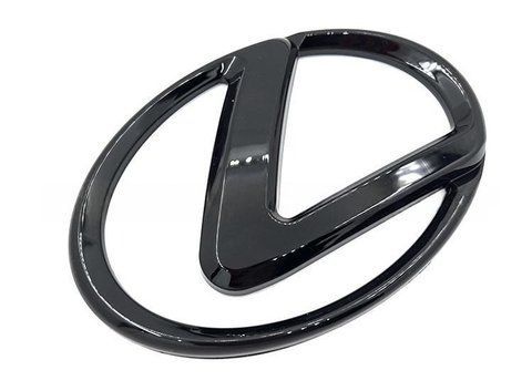 Емблема задня LEXUS чорна 100х73мм пластик (на скотчі) 183330 фото