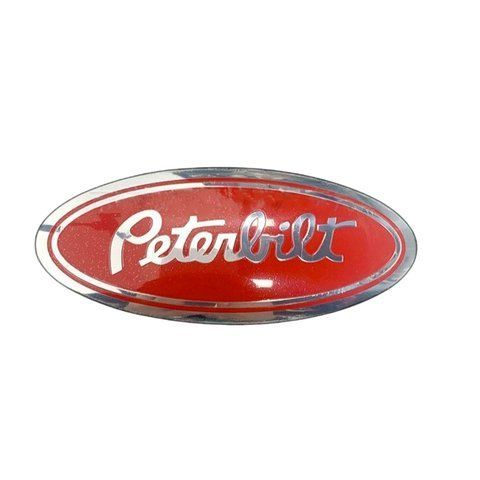 Емблема Ford Peterbilt червона + хром 125&times;50 мм пластик (на скотчі) 184962 фото