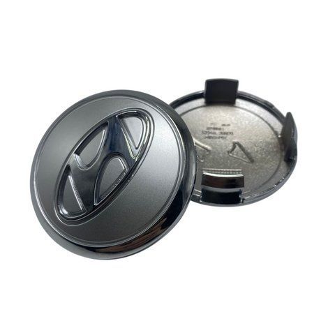Ковпак колеса Hyundai срібло dнар=65мм, dпос=60мм пластик 1шт OEM 52960-2H800 (ковпачок диска) 184386 фото