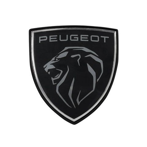 Емблема Peugeot 408X чорна 860х780 мм (на скотчі) 184381 фото