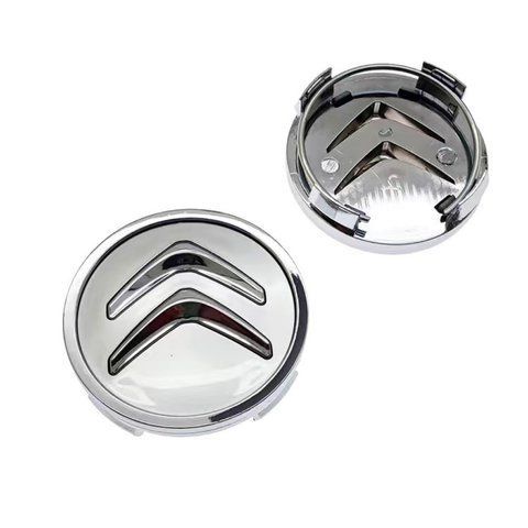 Ковпак колеса Citroen хром 60мм пластик 1шт OEM 9670585977 (ковпачок, заглушка диска) 185301 фото