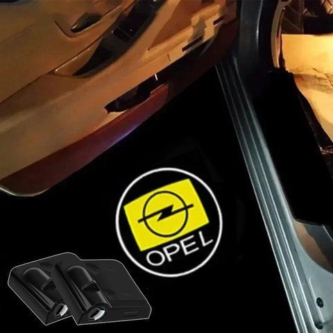 Проектор- підсвітка дверей з логотипом OPEL Ціна за 1ШТ (з магнітом, скотчем) 181540 фото