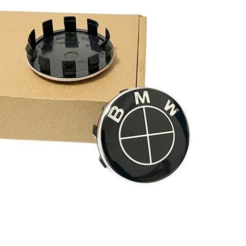 Ковпак колеса BMW чорний 56мм пластик 1шт OEM 36136850834 (ковпачок, заглушка диска) 183890 фото