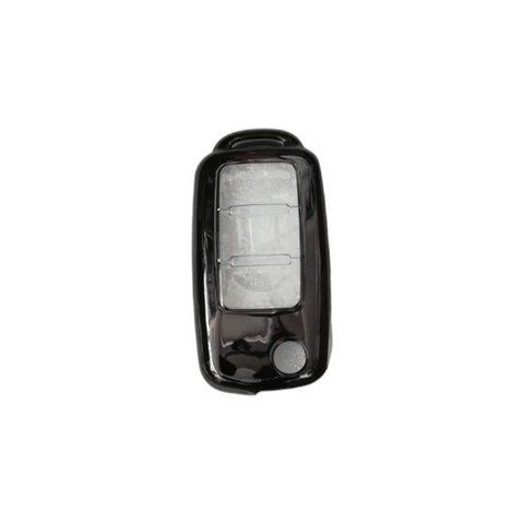 Чохол ключа Volkswagen чорний 3 кнопки (TPU) 185704 фото