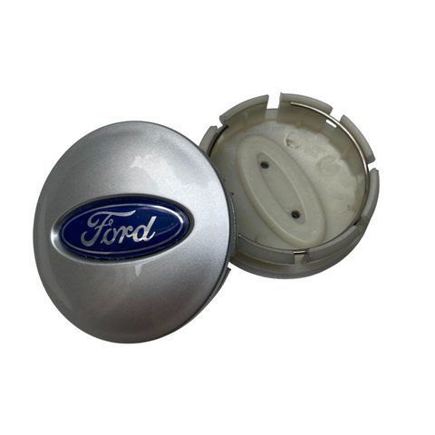 Ковпак колеса Ford срібний 66 мм пластик 1шт OEM BB531A096RA (ковпачок, заглушка диска) 184094 фото
