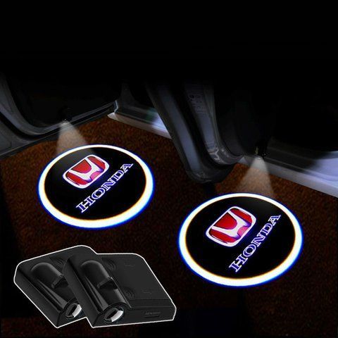 Проектор-подсветка дверей авто с логотипом HONDA №2 Цена за 1шт (с магнитом, на скотче) 181466 фото