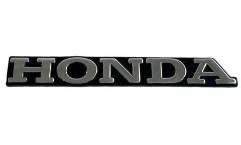 Емблема Honda (Хром + Чорний фон) 143х19 мм (на скотчі) 75711-ST3-E01 134289 фото