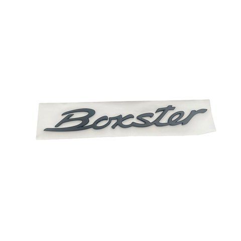 Емблема напис Boxster для Porsche 183х25мм чорна МАТОВА пластик (на скотчі) 183039 фото