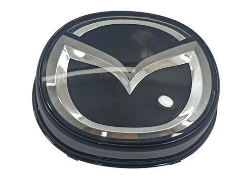 Емблема решітки Mazda 6 (2020-2025р) чорна+хром 196х160 мм під склом 184453 фото