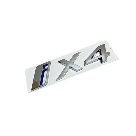 Емблема напис ix4 для BMW хром 174х40мм пластик (на скотчі) 185834 фото