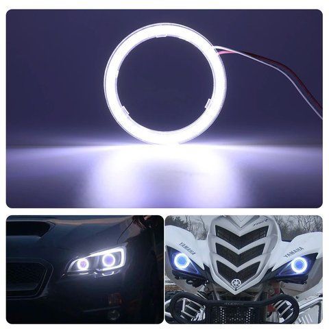 Ангельские глазки LED 140мм Белые (светодиодные кольца) 1шт 132661 фото