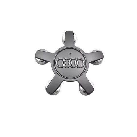 Ковпак колеса Audi 135мм темно-сірий п&rsquo;ятикутний (ковпачок, заглушка диска) 1шт 182520 фото