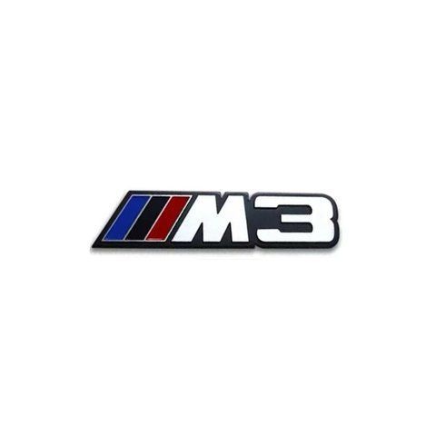 Эмблема надпись M3 для BMW 129х32 мм (на скотче) 182925 фото