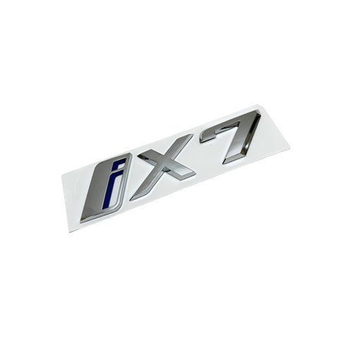 Емблема напис ix7 для BMW хром 174х40мм пластик (на скотчі) 185840 фото