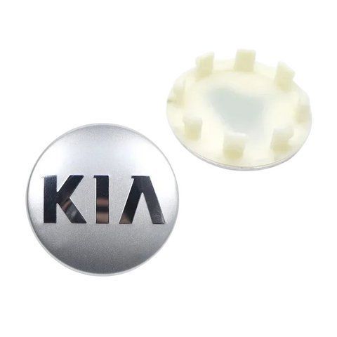 Колпак колеса Kia серебро 58 мм пластик 1шт OEM 529603W200 (колпачок, заглушка диска) 185230 фото