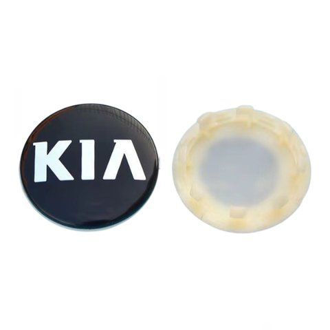 Ковпак колеса Kia чорний 58мм пластик 1шт OEM 52960-3W200 (ковпачок, заглушка диска) 185193 фото