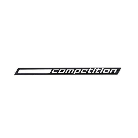 Емблема напис Competition для BMW 126мм пластик (на скотчі) 185846 фото