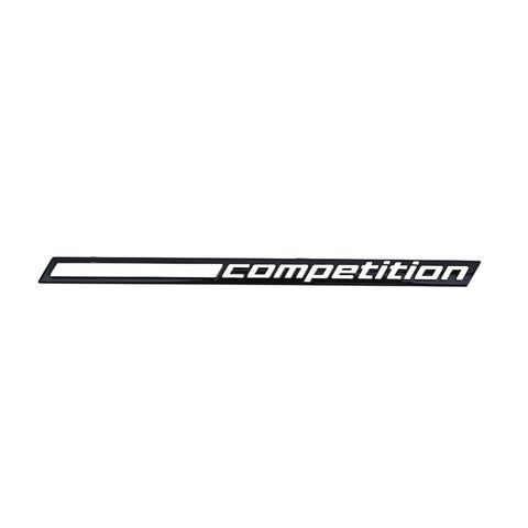 Емблема напис Competition для BMW 170мм пластик (на скотчі) 185847 фото