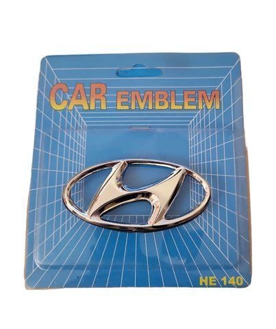 Эмблема Hyundai (Золото) 80х40 мм (на скотче) 133917 фото