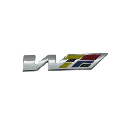 Эмблема надпись V-Series для Cadillac 112х24мм ХРОМ металл (на скотче) 182941 фото
