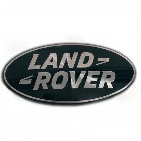 Эмблема решетки LAND ROVER хаки 86х43 мм металл (на скотче) OEM DAG500160 133903 фото