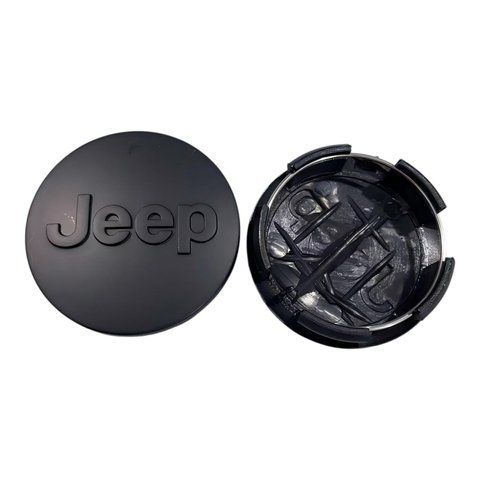 Ковпак колеса JEEP матовий чорний 64мм пластик 1шт (ковпачок, заглушка диску) 185489 фото