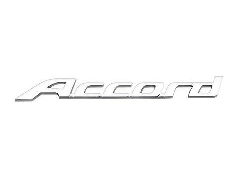 Емблема напис Accord для Honda хром 217х22 мм (на скотчі) 75722T2AA01 132635 фото