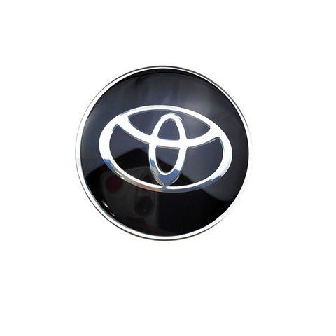 Ковпак колеса Toyota чорний 60 мм пластик 1шт (ковпачок, заглушка диску) 118964 фото