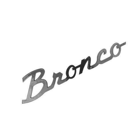 Емблема напис Bronco для Ford чорна глянцева 254х60 мм пластик (на скотчі) 184546 фото
